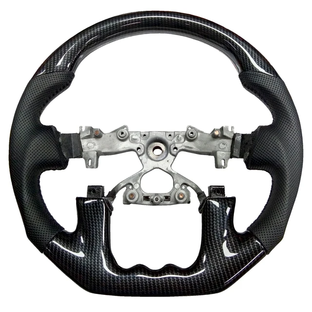 Y62 Carbon fibre/ Full Leather steering wheel